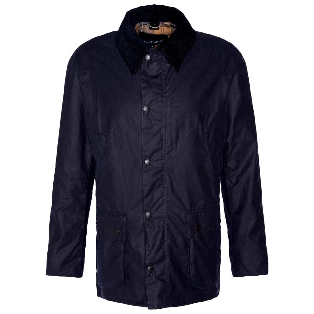 ★ Barbour ASHBY オイルドジャケット ネイビー 40 アシュビー Barbour Men's Ashby Waxed Jacket, Navy (US, Alpha, Medium